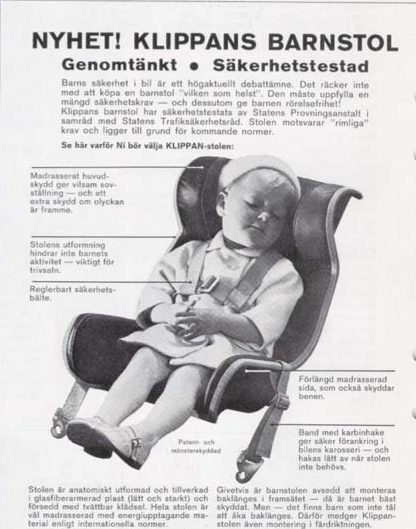 sweden car seat history